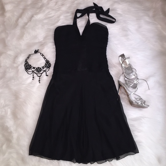 bebe Dresses & Skirts - 💕Bebe Black halter Dress 2💕