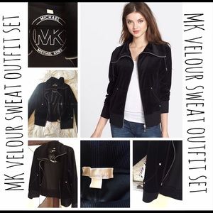 Michael Kors velour sweat outfit set