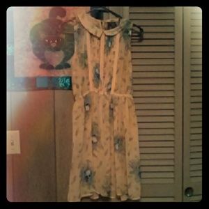 Fire Los Angeles rockabilly dress with skull print