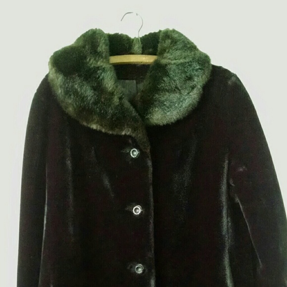 🎉HP🎉🐞VTG🐞 GLAM Faux Fur Coat - Picture 3 of 5