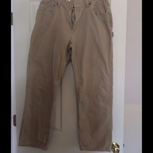 Ladies carhart carpenter jeans.