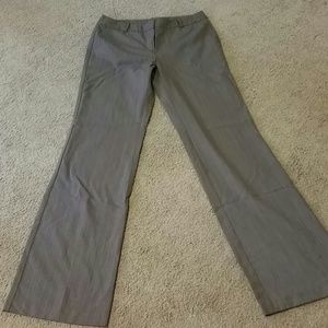 Brown Pinstripe Dress Pants