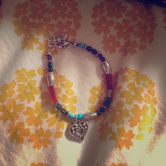 Brighton heart charm bracelet