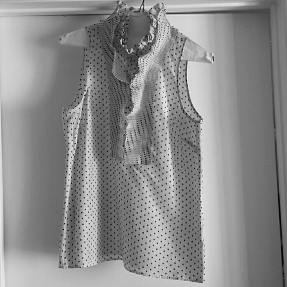 Silk sleeveless blouse