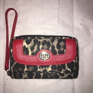 Coach leopard print wallet