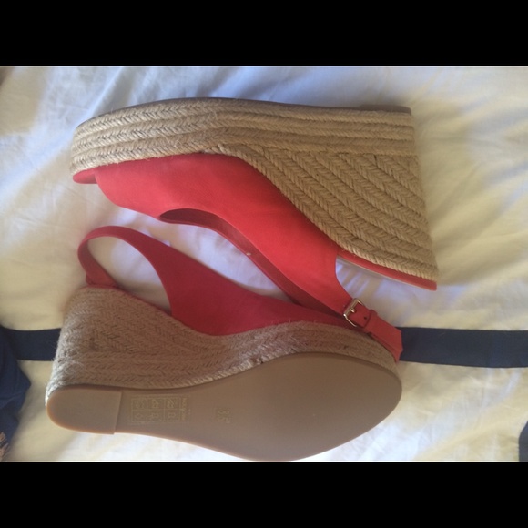 Red dolce vita wedges - Picture 2 of 2
