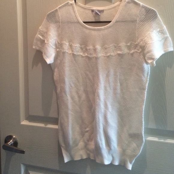 H&M Ivory sweater top size small