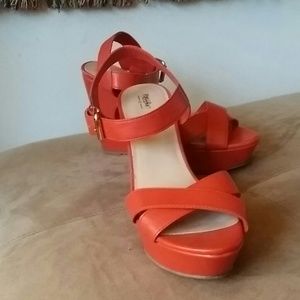 Orange cutout wedges
