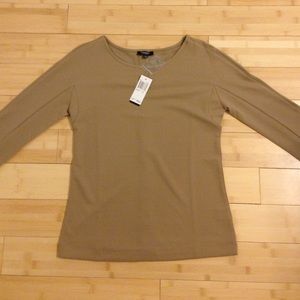 Mocha 3/4 sleeve top