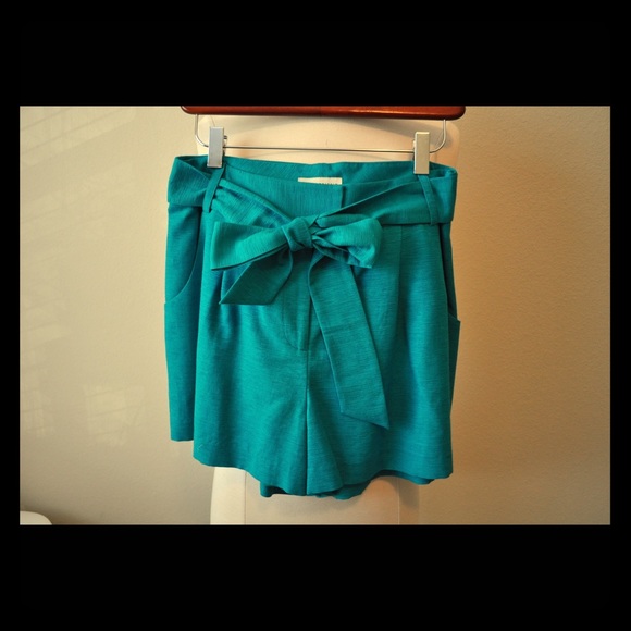83% off $197 Annie Griffin silk "Patton" shorts