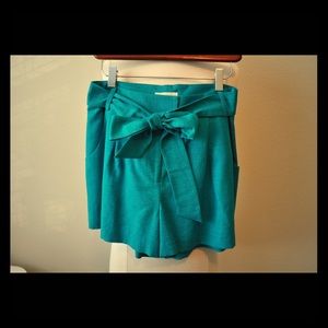 83% off $197 Annie Griffin silk "Patton" shorts