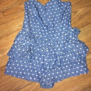 Romper with bows
