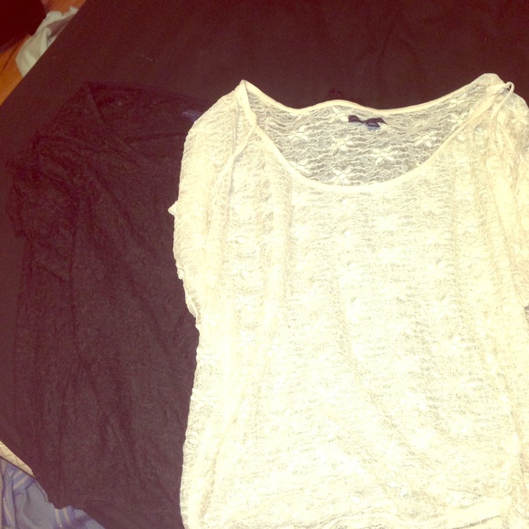 Creme&Black color American Eagle dress top