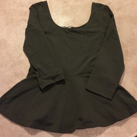 X Small Express Peplum Top