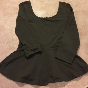 X Small Express Peplum Top