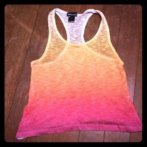 Cut racerback tank