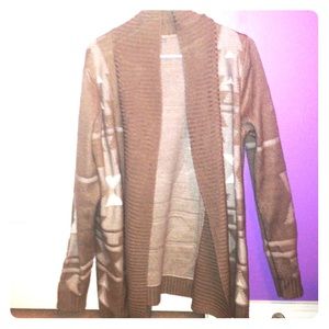 ❤️Charlotte Russe Tan Aztec Cardigan