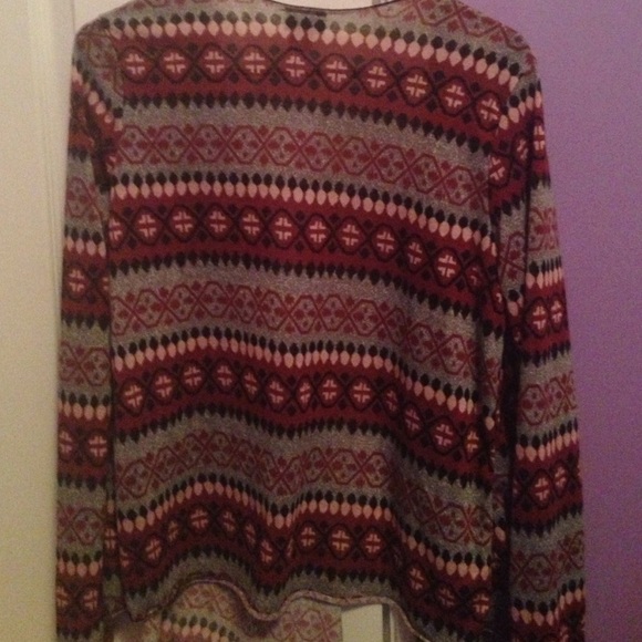 💜Adorable Aztec Patterned Cardigan - Picture 4 of 4