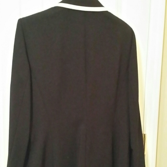 Navy/Ivory Kerstin jacket with three buttons - Picture 3 of 4