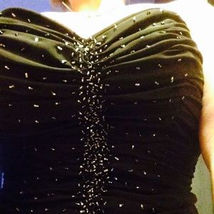 Fancy black dress with sequins !