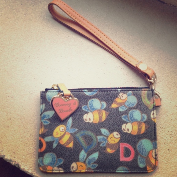 Dooney Bourke Bumble bee wristlet