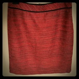 Wool multi colored dress skirt