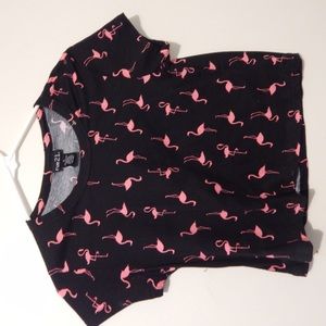 Flamingo Crop Top