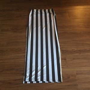 Black and white skirt