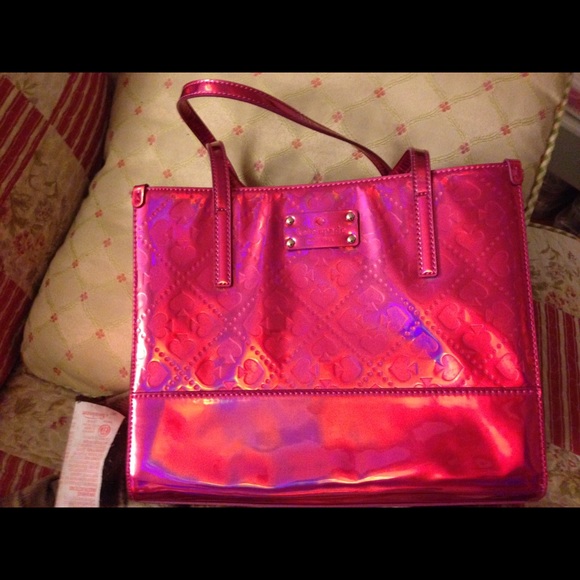 KATE SPADE QUINN PINK HOLOGRAM