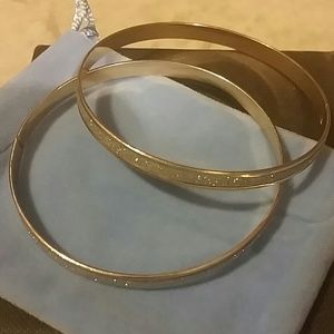2pcs 9k gold filled bangle
