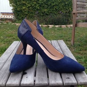 Navy Blue Nine West Pumps 7.5