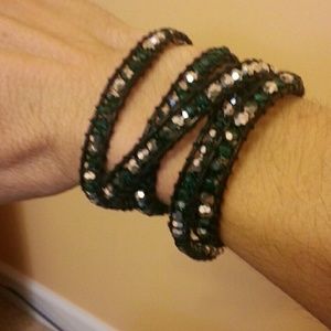 Victoria Emerson leather wrap bracelet (NWOT)