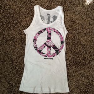 White Billabong tank top