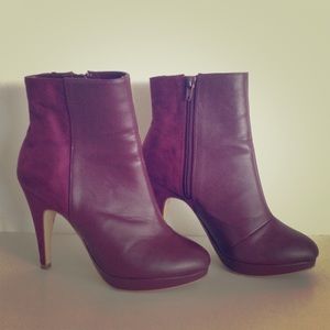 Maroon H&M Booties