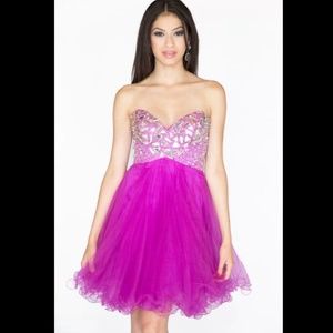 NIGHT MOVES Pink Fuchsia Dress SZ 2