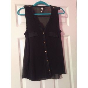 Black Sheer Tank