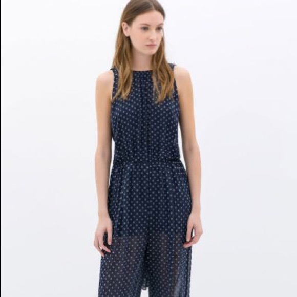 Zara blue jumpsuit brand new but no tag :(