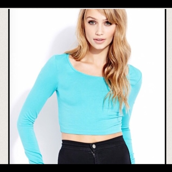 Long sleeve crop top from Forever 21