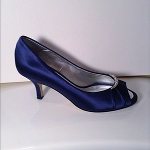 Navy Caparros heels