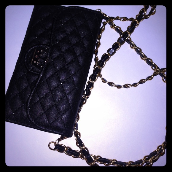 Iphone 5C black purse and wallet phone case