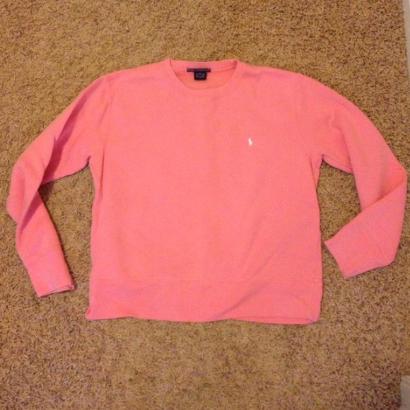 ❌SOLD❌Ralph Lauren Polo Coral Pink Pullover - Picture 2 of 4