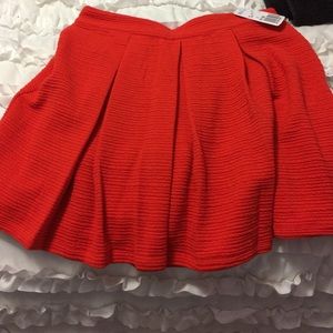 Red skirt