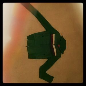 Outerwear, green jacket,