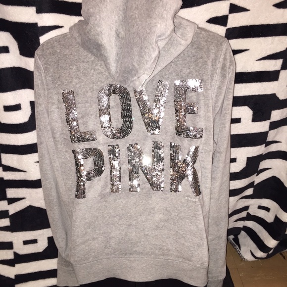 VS PINK bling full zip