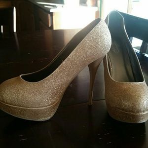 Sexy Gold Heels