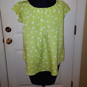 Lime Green Lauren Conrad Bow Top
