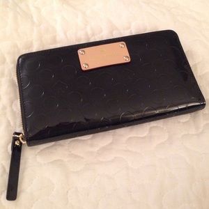 Kate Spade Black Patent Wallet