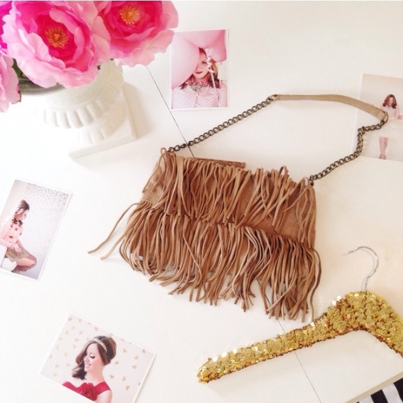 Fringe purse