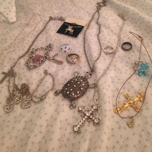 jewelry! lot of rings, necklaces, and bracelets!