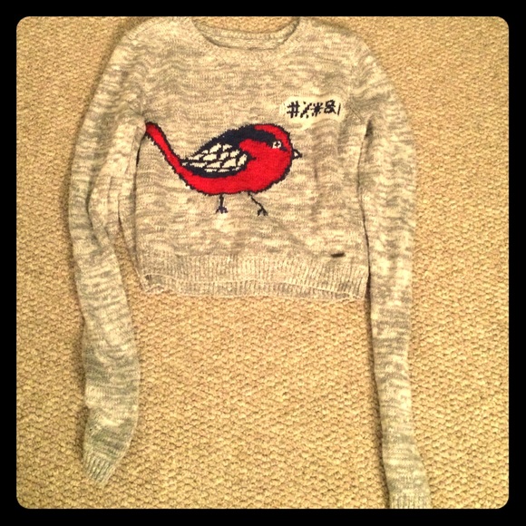 Cropped A&F sweater